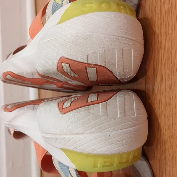 Sorel Explorer Blitz Multi-strap Sandals - Paradiso Peach/Peach Blossom 10.5 - Picture 12 of 17